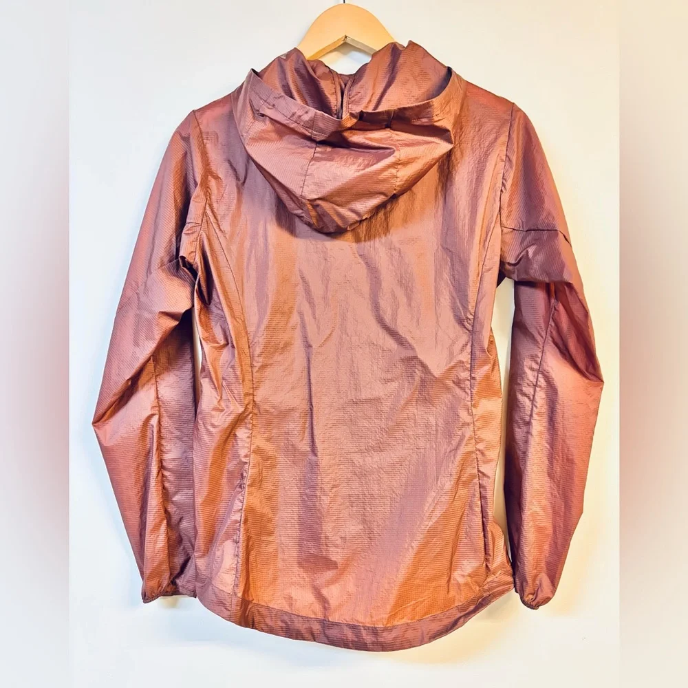 NWT Patagonia Houdini Lightweight Hooded Windbreaker Jacket Burgundy Small - Picture 4 of 10